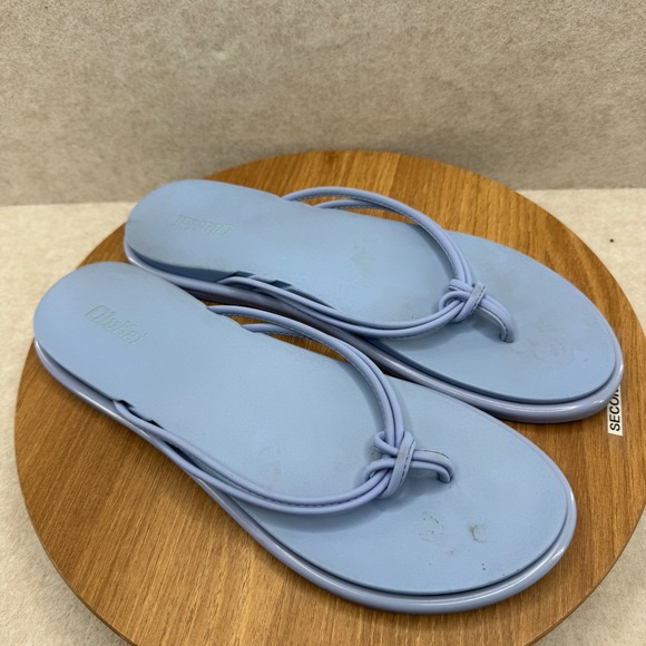 OluKai Shoes - OluKai 'Aka Sandals Size 9 Blue Flip Flops Beachy Casual Summer Comfort